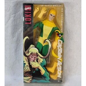 Captain Action Loki Figure Uniform & Equipment Set Round 2 Marvel Comics